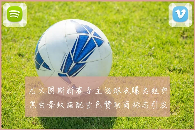 尤文图斯新赛季主场球衣曝光经典黑白条纹搭配金色赞助商标志引发期待